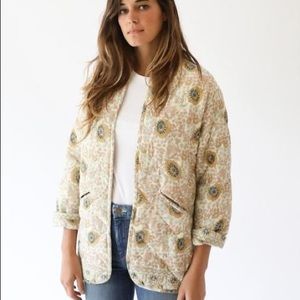 Natalie Martin Nina Jacket in Vintage Flowers Sands, Small